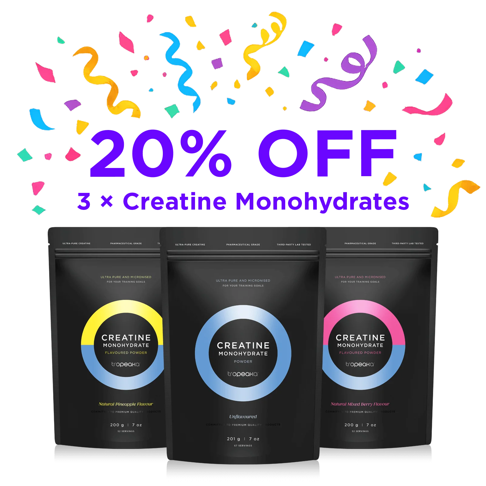 CREATINE MONOHYDRATE | BUNDLE & SAVE